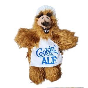 VINTAGE COOKING WITH ALF HAND PUPPET 1988